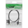 InLine USB 2.0 pagarinātāja kabelis A tipa vīrišķais / sievišķais, zeltīti kontakti, melns, 1,2 m