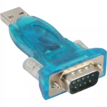 InLine USB–RS232 adapteris, USB A uz 9 kontaktu Sub‑D, USB pagarinātājs, 0,8 m