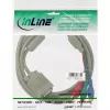 InLine VGA RGB kabelis, VGA vīrišķais / 3x RCA vīrišķais, 2 m