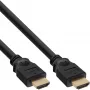 InLine HDMI kabelis, High Speed HDMI kabelis, vīr./vīr., melns, zelta kontakti, 7,5 m