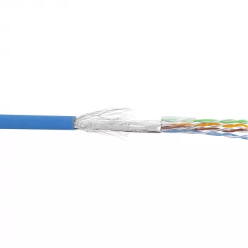 InLine komutācijas kabelis SF/UTP Cat.5e AWG26 CCA PVC zils 100m
