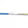 InLine komutācijas kabelis SF/UTP Cat.5e AWG26 CCA PVC zils 100m