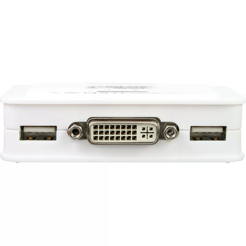 InLine KVM pārslēgs 2 portu DVI-D USB ar audio