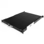 StarTech.com 1U bīdāms servera plaukta montāžas tastatūras plaukts, 55 mārciņas (25 kg), 22 collas (55 cm) dziļš tērauda izvelkams atvilktnis 19 collu AV, tīkla iekārtu plauktam