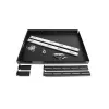 StarTech.com 1U bīdāms servera plaukta montāžas tastatūras plaukts, 55 mārciņas (25 kg), 22 collas (55 cm) dziļš tērauda izvelkams atvilktnis 19 collu AV, tīkla iekārtu plauktam