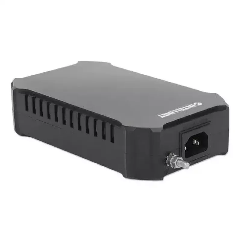 Intellinet 10G PoE++ inžektors 95 W ports, atbilst IEEE 802.3bt (4PPoE) standartam, metāla korpuss, iespēja montēt pie sienas