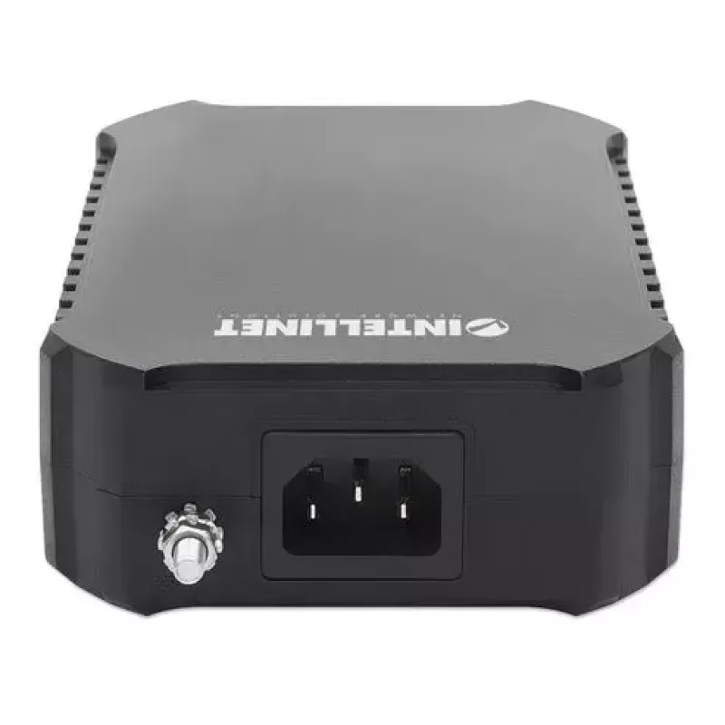 Intellinet 10G PoE++ inžektors 95 W ports, atbilst IEEE 802.3bt (4PPoE) standartam, metāla korpuss, iespēja montēt pie sienas