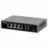 Intellinet 5 portu Gigabit Ethernet PoE+ slēdzis ar SFP portu, 91 W jaudas budžets