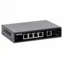 Intellinet 5 portu Gigabit Ethernet PoE+ slēdzis ar SFP portu, 91 W jaudas budžets