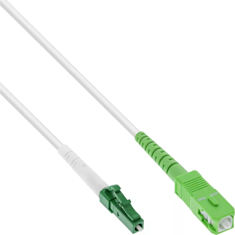 InLine Fiber Optical Simplex Cable, FTTH, LC/APC8° to SC/APC8° 9/125µm OS2 20m
