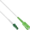 InLine optiskās šķiedras vienvirziena kabelis, FTTH, LC/APC8° uz SC/APC8° 9/125µm OS2 0.5m