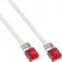 InLine Flat plāns komutācijas kabelis U/UTP Cat.6 Gigabit gatavs balts 5 m