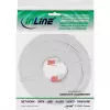 InLine Flat plāns komutācijas kabelis U/UTP Cat.6 Gigabit gatavs balts 5 m