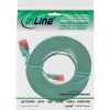 InLine plakans Ultraslim komutācijas kabelis U/UTP Cat.6 Gigabit ready zaļa 3m