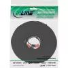 InLine plakans Ultraslim komutācijas kabelis U/UTP Cat.6 Gigabit ready Melns 15m
