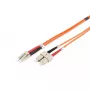 Optiskās šķiedras ielāpu vads Digitus DK-2532-01 LC/SC 1m