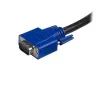 StarTech.com 6 pēdu 2-in-1 USB KVM kabelis, 1,8 m, VGA, melns, USB, USB A + VGA, USB B + VGA