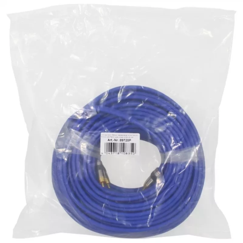 InLine Premium RCA Audio kabelis 2x RCA vīriešu/vīriešu apzeltīts 25m