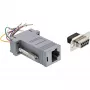InLine adapteris 9 kontaktu Sub-D ligzda RJ45 ligzda 68889B InLine