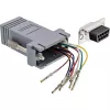 InLine adapteris 9 kontaktu Sub-D ligzda RJ45 ligzda 68889B InLine