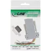 InLine adapteris 9 kontaktu Sub-D ligzda RJ45 ligzda 68889B InLine