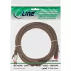 InLine komutācijas kabelis S/FTP PiMF Cat.6 250 MHz PVC varš brūns 25m
