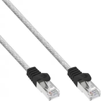 InLine ielāpu vads SF/UTP Cat.5e caurspīdīgs 25m