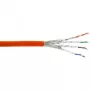 InLine uzstādīšanas kabelis Cat.7a PiMF 4x2x0.58 AWG23, 1200MHz, LSZH, 50m
