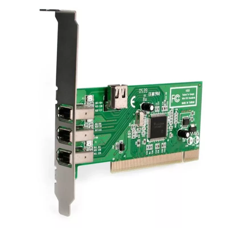 StarTech.com 4 portu PCI 1394a FireWire adaptera karte - 3 ārējie 1 iekšējais