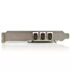 StarTech.com 4 portu PCI 1394a FireWire adaptera karte - 3 ārējie 1 iekšējais