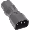 InLine strāvas adapteris IEC 60320 C14 / C13, 3 kontaktu, aukstajām ierīcēm