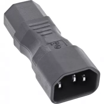 InLine strāvas adapteris IEC 60320 C14 / C13, 3 kontaktu, aukstajām ierīcēm