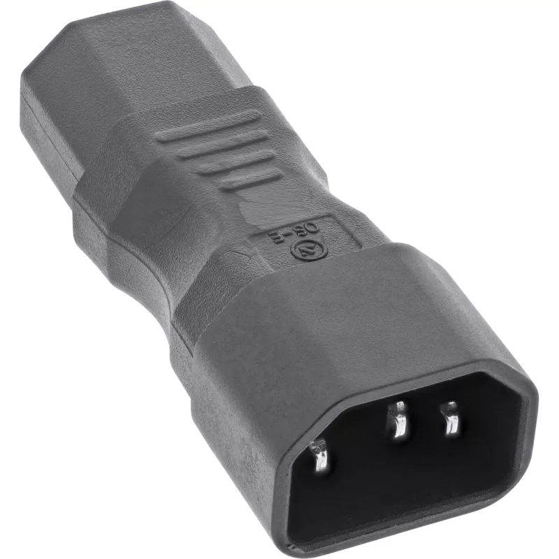 InLine strāvas adapteris IEC 60320 C14 / C13, 3 kontaktu, aukstajām ierīcēm