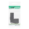 InLine strāvas adapteris IEC 60320 C14/C13, uz augšu/uz leju leņķveida, 3 kontaktu. IEC ierīce