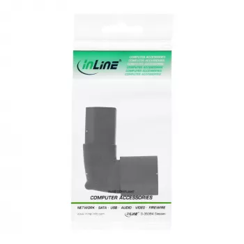 InLine strāvas adapteris IEC 60320 C14/C13, uz augšu/uz leju leņķveida, 3 kontaktu. IEC ierīce