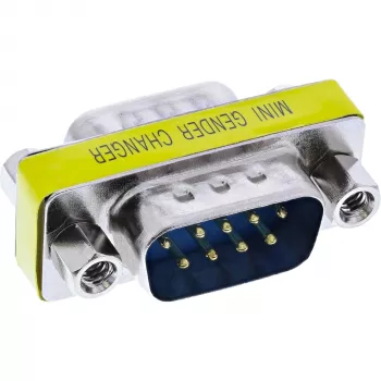 InLine Gender Changer Serial Adapter DB9 male / male 32214