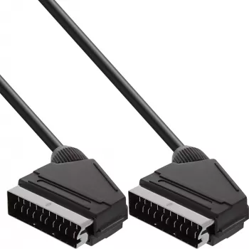 InLine Scart Video kabelis vīrietis / vīrietis 3m