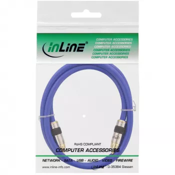 InLine Premium RCA Video un digitālās audio vads RCA vīrišķais / vīrišķais apzeltīts 1 m