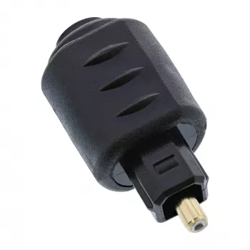 Optiskā audio savienotāja pāreja 3,5 mm ligzda / Toslink spraudnis InLine 89907