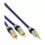 InLine Audio Premium kabelis 2x RCA vīr. / 3,5 mm vīr. apzeltīti kontakti 5 m