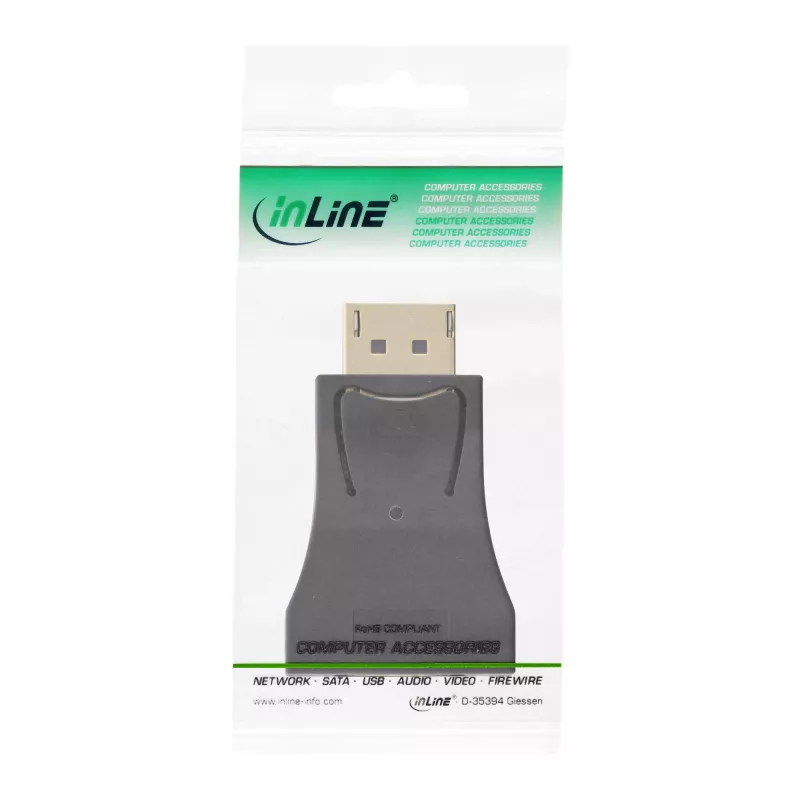 InLine DisplayPort pārveidotājs, DisplayPort vīr. / VGA siev., FullHD/60Hz