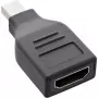 InLine DisplayPort pārveidotājs, mini DisplayPort vīrišķais / HDMI sievišķais, FullHD/60Hz