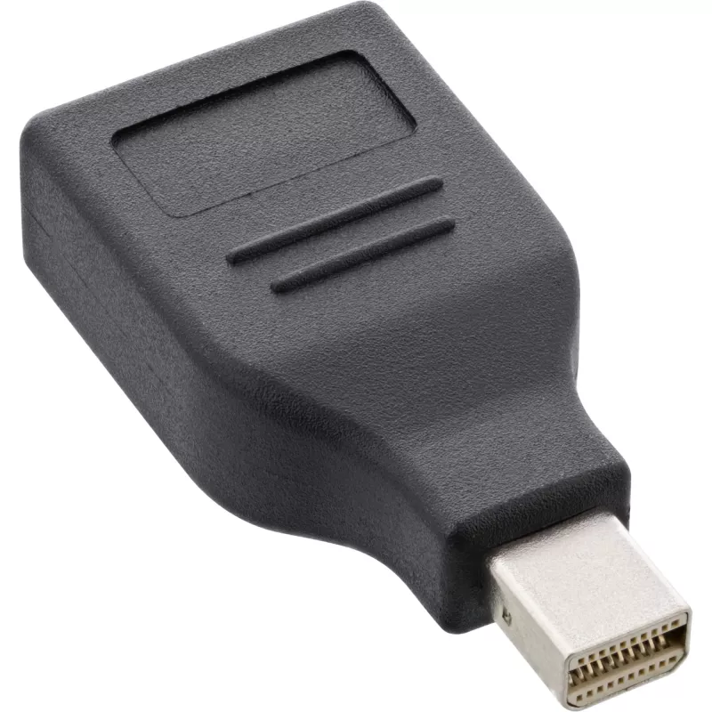 InLine DisplayPort adapteris, mini DisplayPort vīrišķais / DisplayPort sievišķais, 4K/60Hz