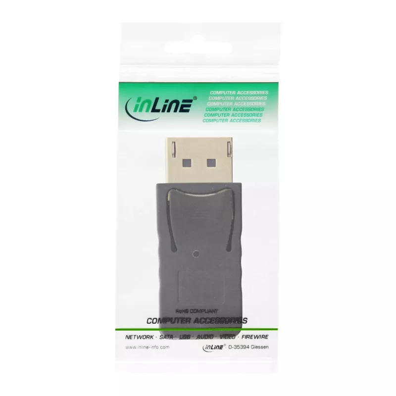 InLine DisplayPort adapteris, DisplayPort vīrišķais / mini DisplayPort sievišķais, 4K/60Hz