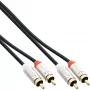 InLine plāns Audio kabelis 2x RCA M/M, Stereo, 3m