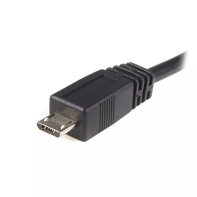 StarTech.com 2m Micro USB kabelis - A uz Micro B, 2 m, USB A, Micro-USB B, USB 2.0, Vīr./Vīr., Melns