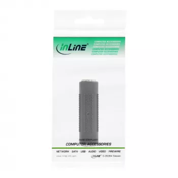 Audio adapteris 3,5 mm ligzda/ligzda Stereo InLine 99306