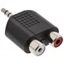 Audio Adapter 3.5mm male / 2x RCA Stereo female InLine 99302