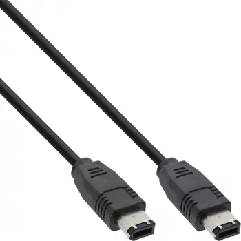 InLine FireWire 400 1394 kabelis 6 kontaktu vīrišķais / vīrišķais 1,8 m