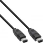 InLine FireWire 400 1394 kabelis 6 kontaktu vīrišķais / vīrišķais 3m